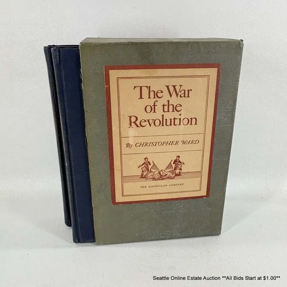 The War of the Revolution by Christopher Ward, 1952 Two Volume Set with Slipcase